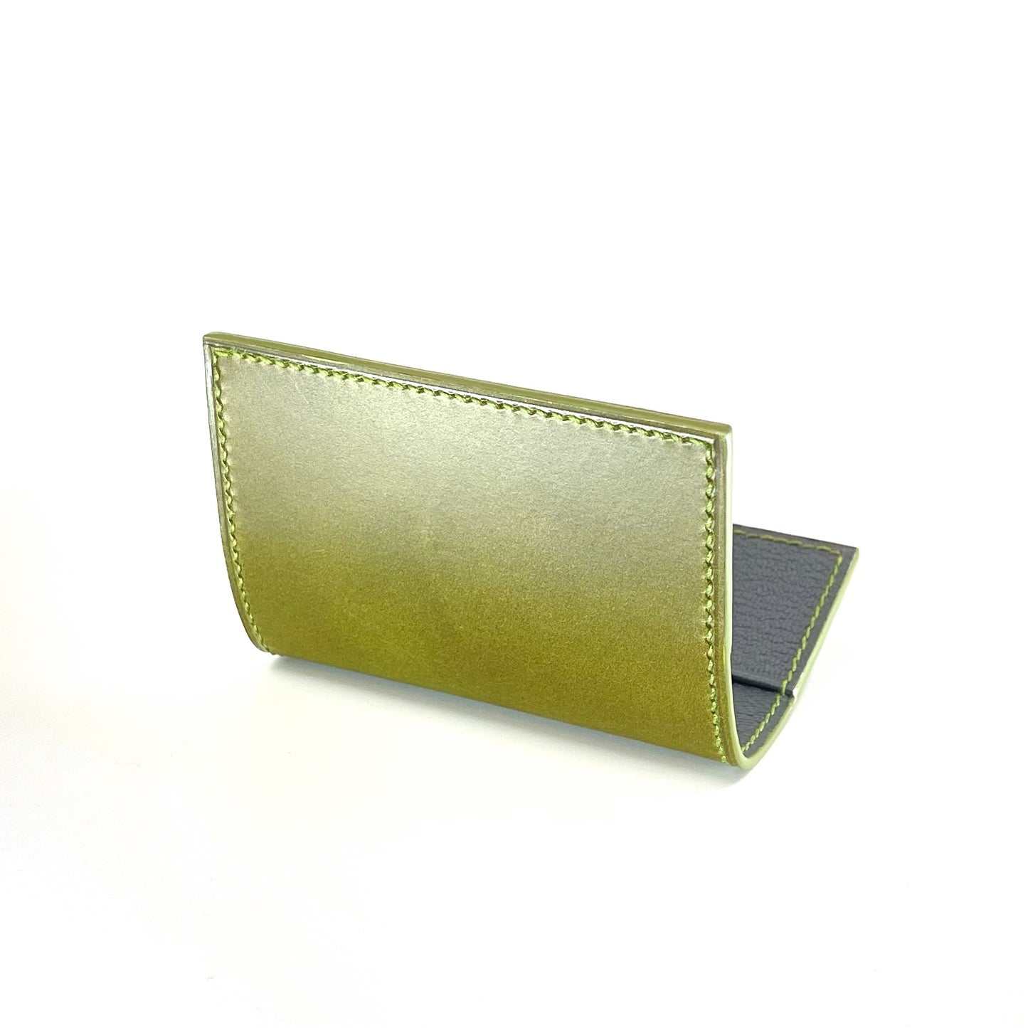 Carded Bifold Minimalist Wallet (Olive/Dk Grey)