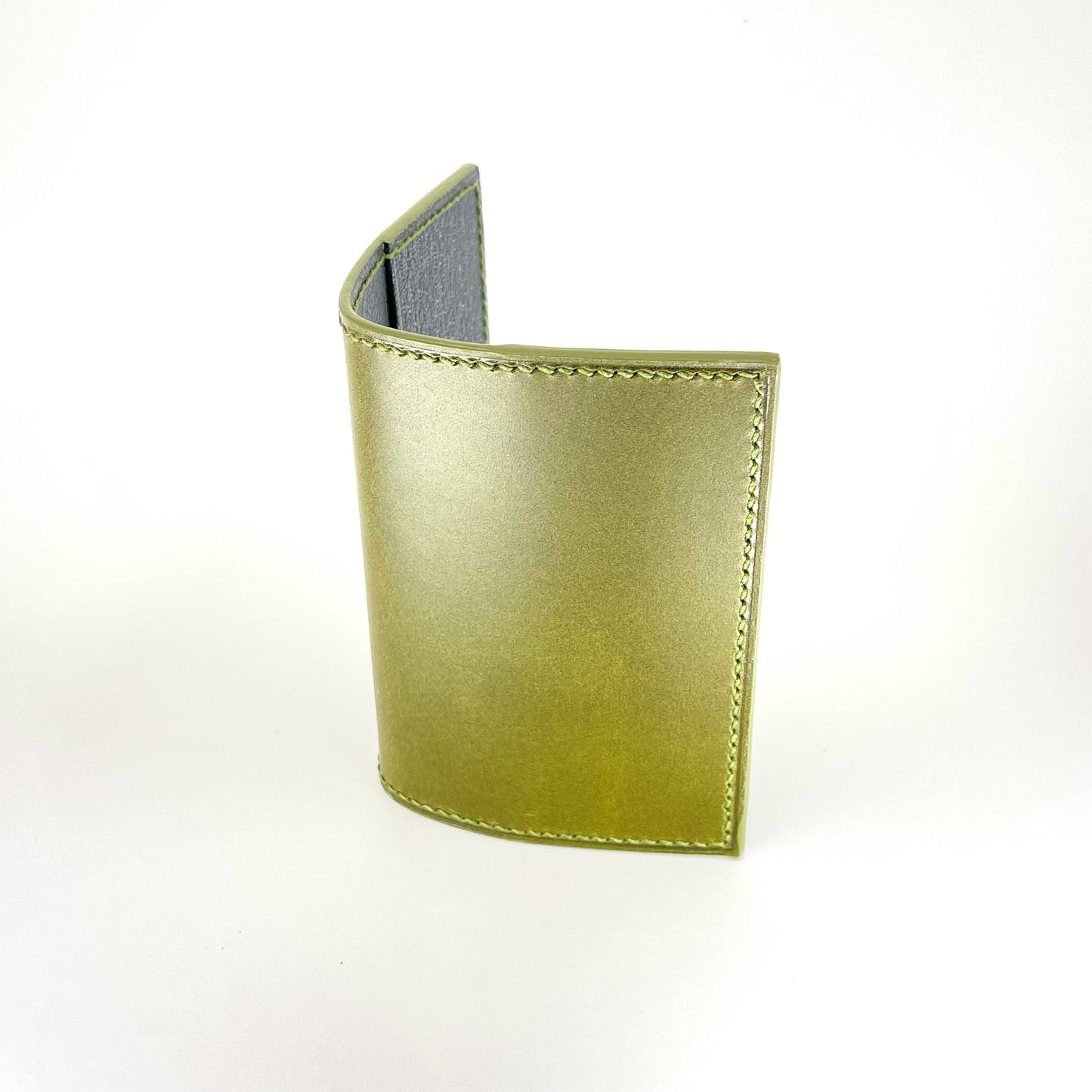 Carded Bifold Minimalist Wallet (Olive/Dk Grey)