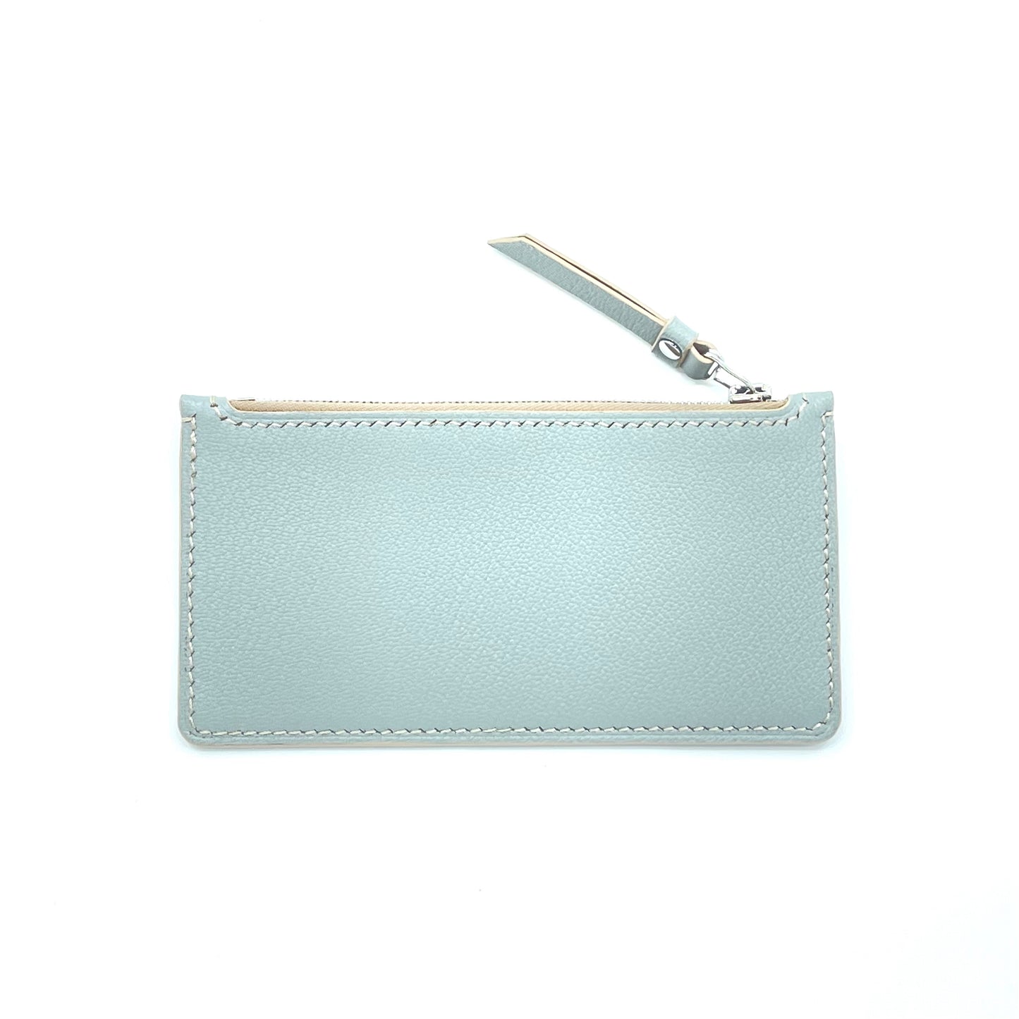 Zipped Zipper Wallet (Light Grey)