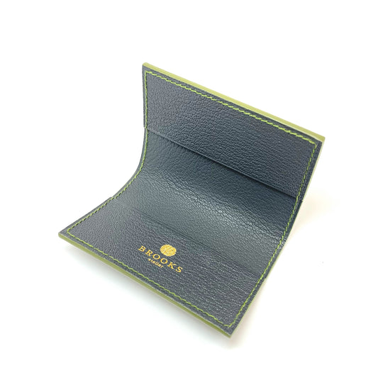 Carded Bifold Minimalist Wallet (Olive/Dk Grey)