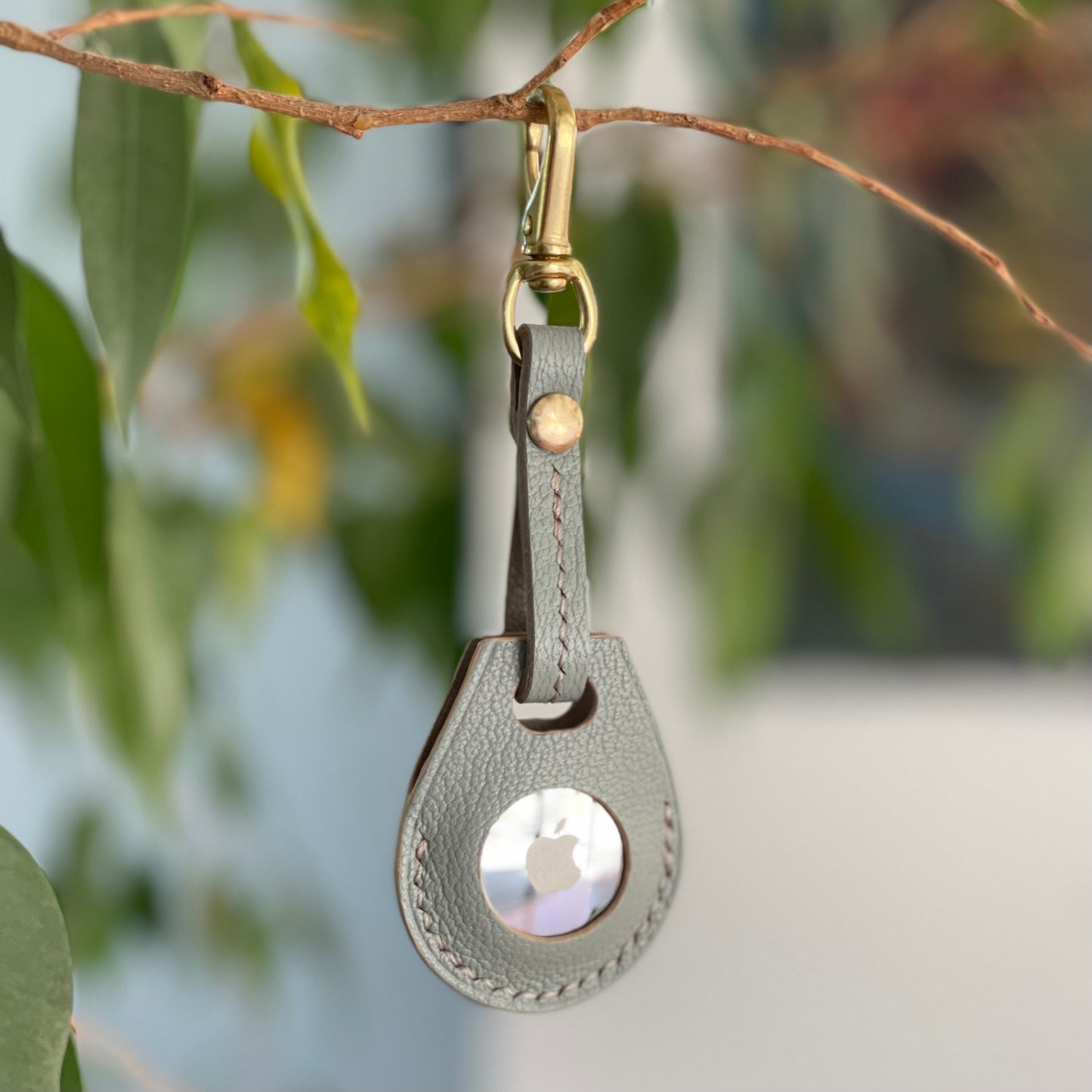 AirTag Charm (Light Grey)